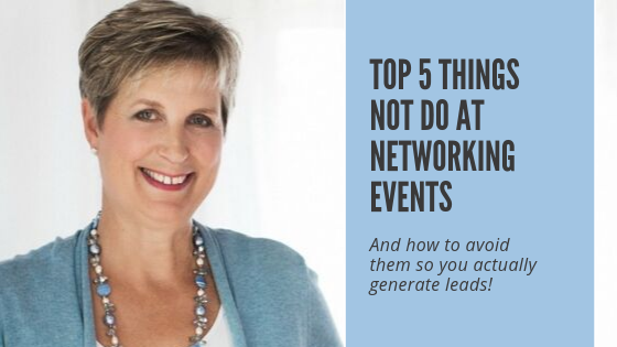 Top 5 Things NOT Do At Networking Events