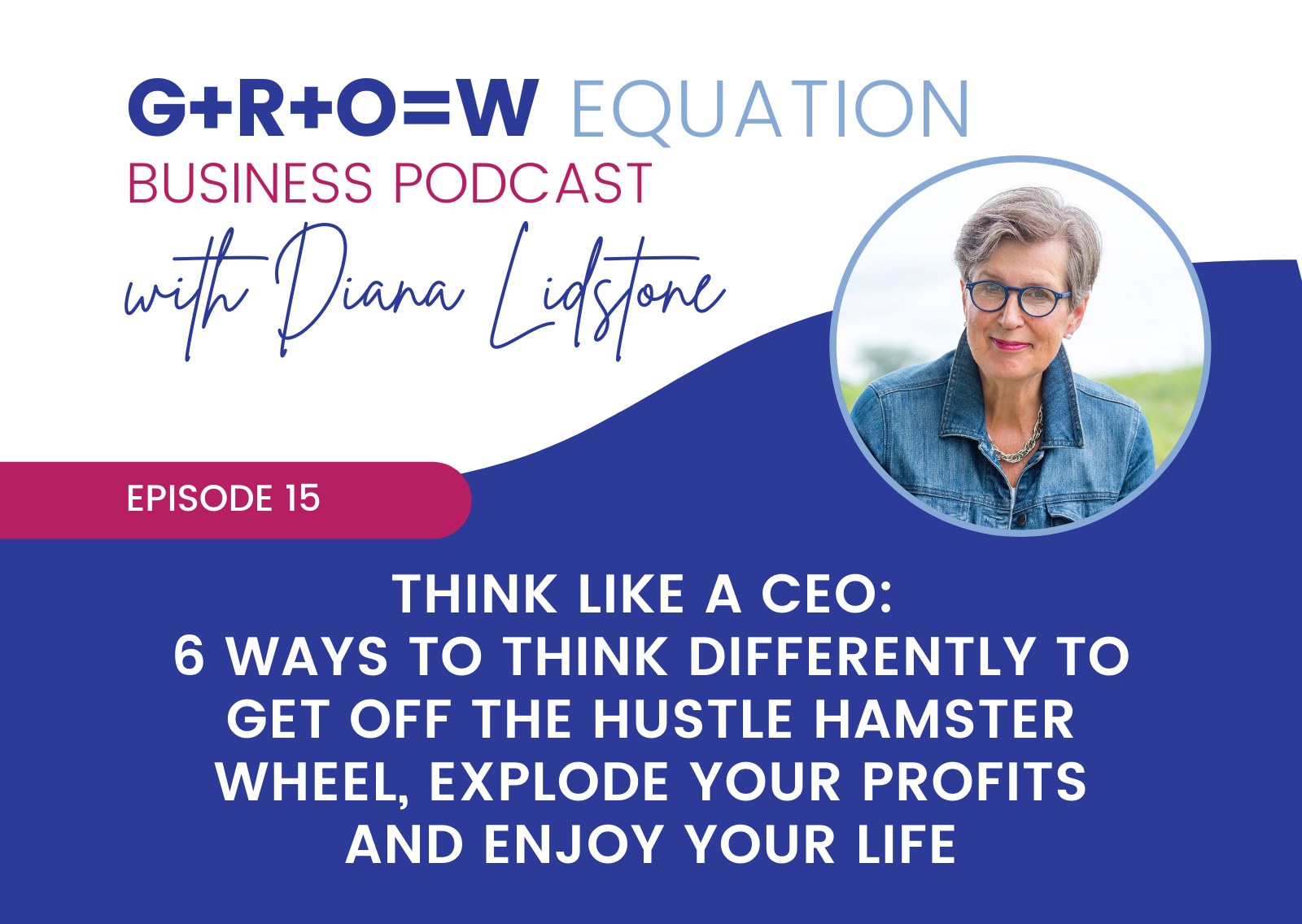 Ep 15 Think like a CEO - The GROW Equation Podcast
