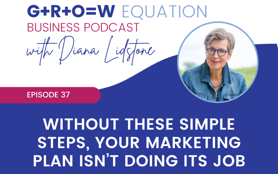 Ep. 37 – Without These Simple Steps, Your Marketing Plan Isn’t Doing Its Job