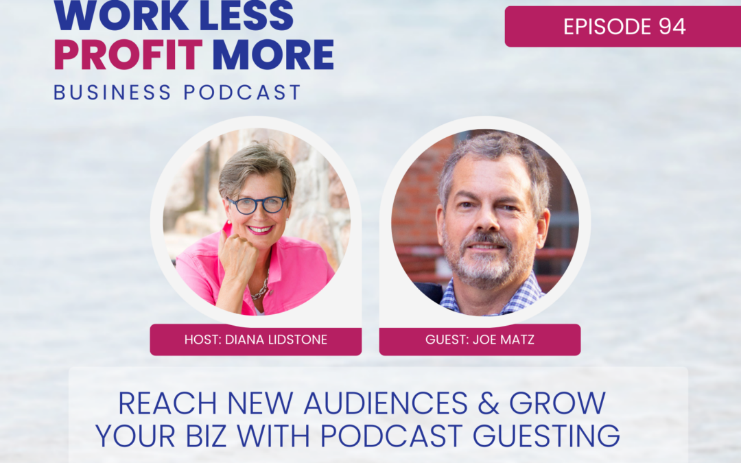 Ep. 94 – Reach New Audiences & Grow Your Biz with Podcast Guesting Special Guest – Joe Matz