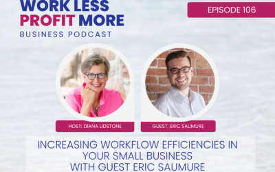 Ep. 106 – Increasing Workflow Efficiencies in Your Small Business with guest Eric Saumure