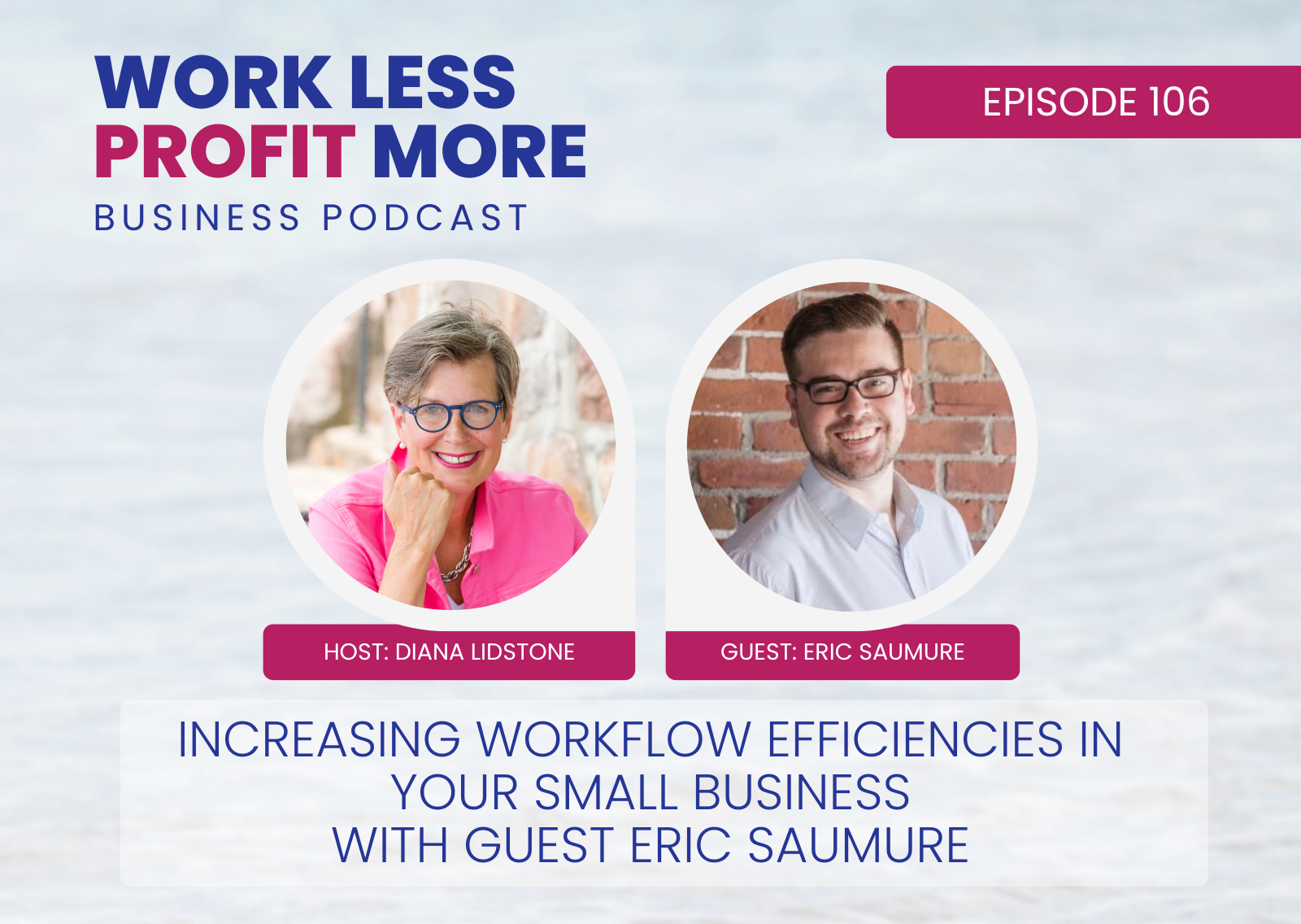 Increasing Workflow Efficiencies in Your Small Business with guest Eric Saumure