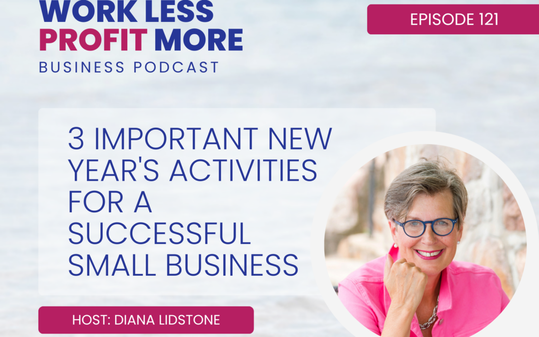 Ep. 121 – 3 Important New Year’s Activities for Successful a Small Business