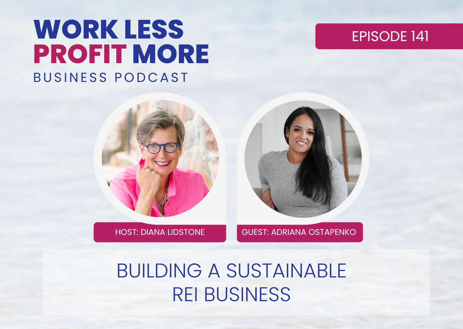 Building a sustainable REI business