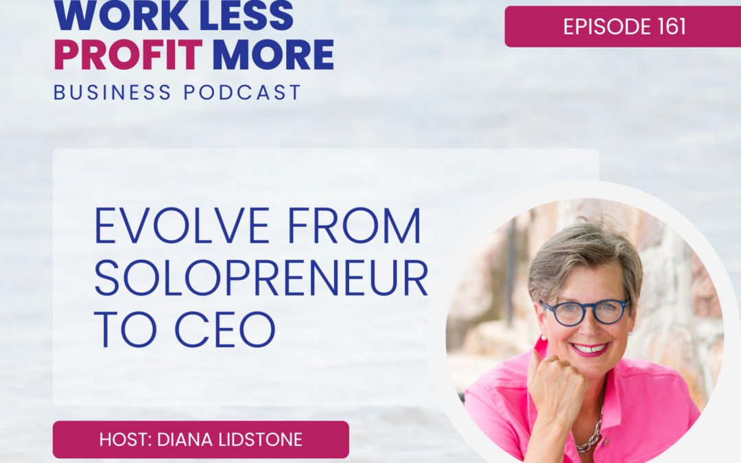 Ep. 161 – Evolve From Solopreneur To CEO